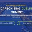 Save the Date for the Decarbonising Dublin Summit