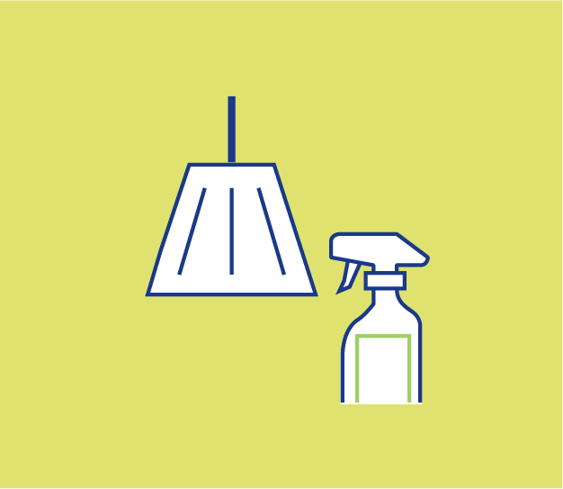Clean your lights, bulbs and shades
