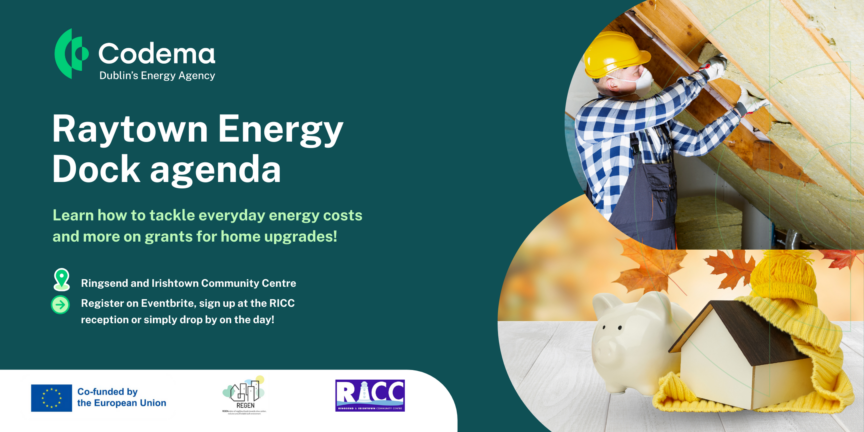 Banner for the Raytown Energy Dock events during December